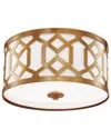 Crystorama 3-light Jennings Flush Mount
