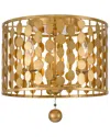 Crystorama 3-light Layla Flush Mount