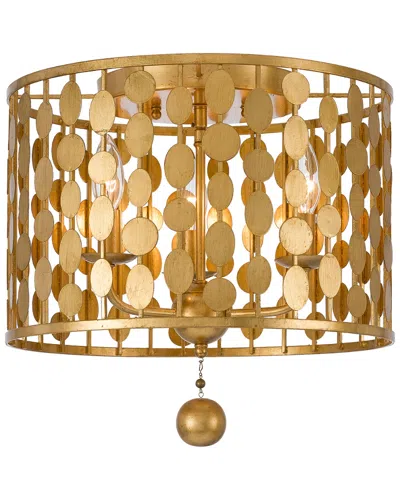Crystorama 3-light Layla Flush Mount