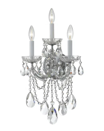 Crystorama 3-light Maria Theresa Sconce