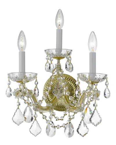 Crystorama 3-light Maria Theresa Sconce