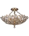 Crystorama 3-light Sterling Semi Flush Mount