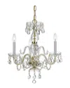 Crystorama 3-light Traditional Crystal Mini Chandelier Swarovski Spectra Crystal