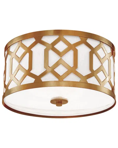 Crystorama 3-light Jennings Flush Mount In Brown