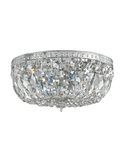 Crystorama 3-light Spectra Ceiling Mount Ii In Gray