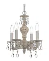 Crystorama 4-light Paris Market Mini Chandelier Swarovski Strass Crystal