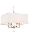 Crystorama 4-light Paxton Mini Chandelier