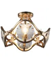 Crystorama 4-light Quincy Flush Mount