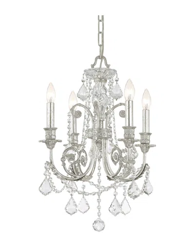 Crystorama 4-light Regis Mini Chandelier Swarovski Spectra Crystal