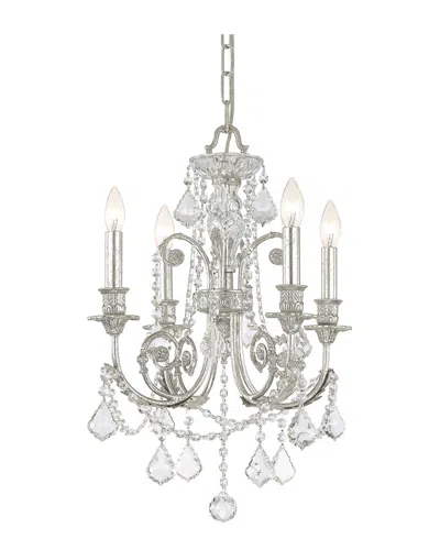 Crystorama 4-light Regis Mini Chandelier Swarovski Strass Crystal