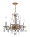 Crystorama 4-light Traditional Crystal Mini Chandelier