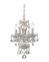 Crystorama 4-light Traditional Crystal Mini Chandelier Swarovski Spectra Crystal