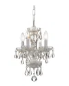 Crystorama 4-light Traditional Crystal Mini Chandelier Swarovski Strass Crystal