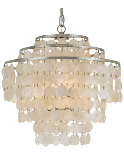 Crystorama 4-light Brielle Chandelier In Gray