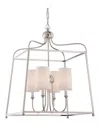 Crystorama 4-light Sylvan Chandelier In Neutral