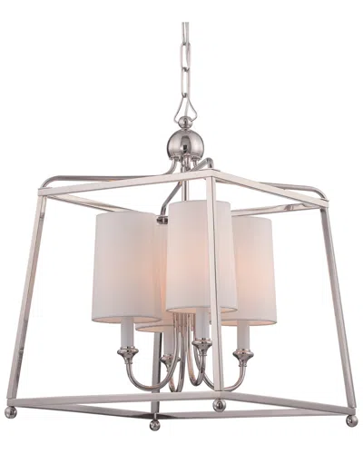 Crystorama 4-light Sylvan Chandelier In Silver