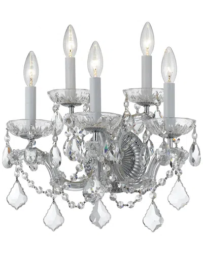 Crystorama 5-light Maria Theresa Sconce