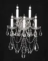 Crystorama 5-light Polished Chrome Maria Theresa Sconce