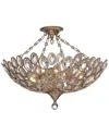 Crystorama 5-light Sterling Semi Flush Mount