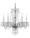 Crystorama 5-light Traditional Crystal Chandelier Hand Cut Crystal