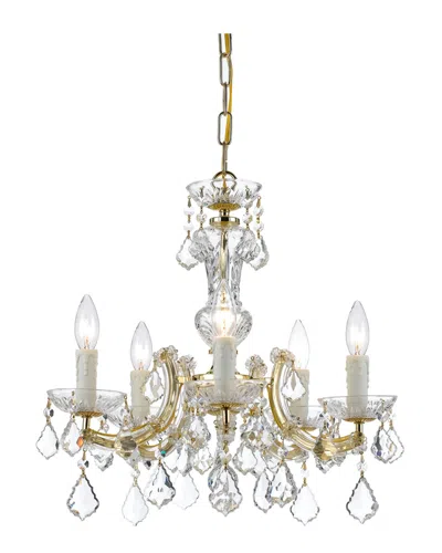 Crystorama 5-light Chandelier In White