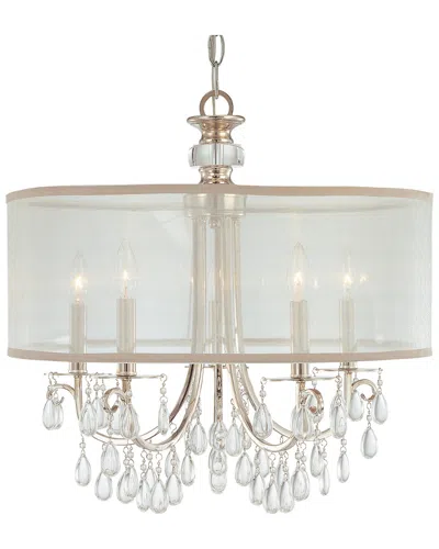 Crystorama 5-light Hampton Chandelier In Silver