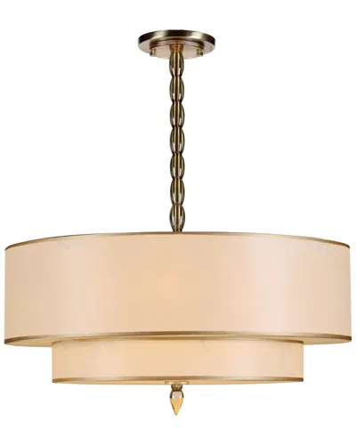 Crystorama 5-light Luxo Chandelier In Gold