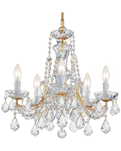 Crystorama 5-light Maria Theresa Mini Chandelier In White