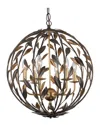 Crystorama 6-light Broche Chandelier