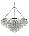 Crystorama Calypso 8-light Crystal Teardrop Chandelier