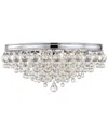 Crystorama 6-light Calypso Flush Mount