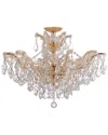 Crystorama 6-light Maria Theresa Semi Flush Mount
