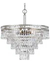 Crystorama 6-light Mercer Chandelier Hand Cut Crystal