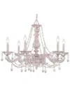 Crystorama 6-light Paris Market Chandelier Swarovski Strass Crystal
