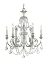Crystorama 6-light Regis Chandelier Hand Cut Crystal