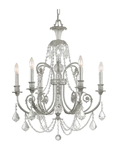 Crystorama 6-light Regis Chandelier Swarovski Spectra Crystal