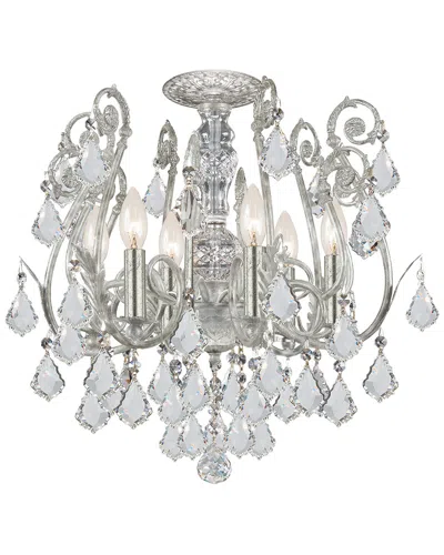 Crystorama 6-light Regis Flush Mount Swarovski Spectra Crystal