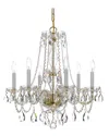 Crystorama 6-light Traditional Crystal Chandelier Swarovski Strass Crystal