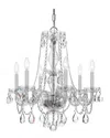 Crystorama 6-light Traditional Crystal Chandelier Swarovski Strass Crystal