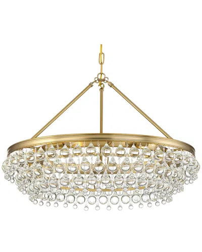 Crystorama 6-light Calypso Chandelier In Gold