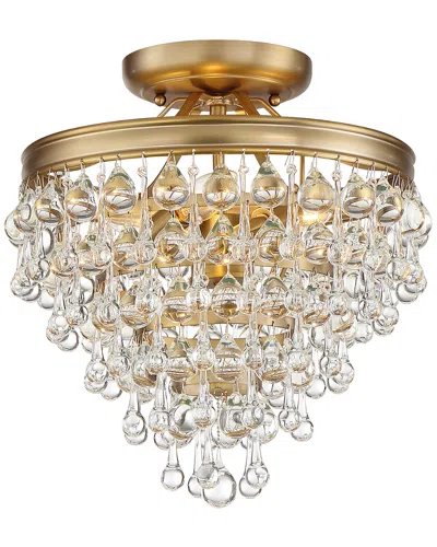 Crystorama 6-light Calypso Mini Chandelier In Gold