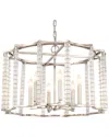 Crystorama 6-light Carson Chandelier In White