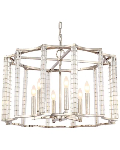 Crystorama 6-light Carson Chandelier In White