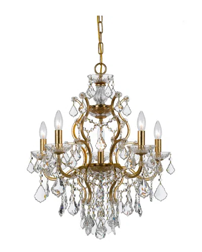 Crystorama 6-light Filmore Chandelier In Gold