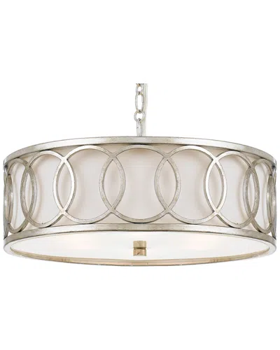 Crystorama 6-light Graham Chandelier In Silver