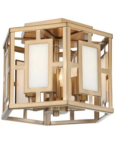Crystorama 6-light Hillcrest Flush Mount In Brown