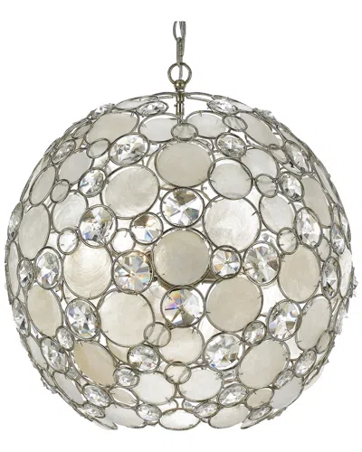 Crystorama 6-light Palla Chandelier In Silver