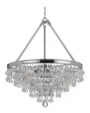 Crystorama Calypso 8-light Crystal Teardrop Chandelier