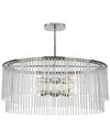Crystorama 8-light Polished Chrome Chandelier