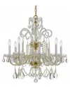 Crystorama 8-light Traditional Crystal Chandelier Swarovski Spectra Crystal